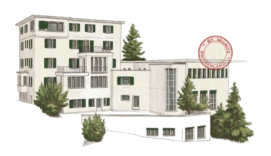 Line drawing of Villa Beaulieu